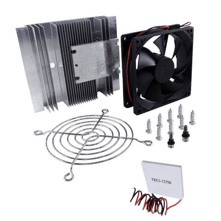 Celda Peltier Tec1 - 12706 + Disipador + Ventilador + Fuente - Tecneu