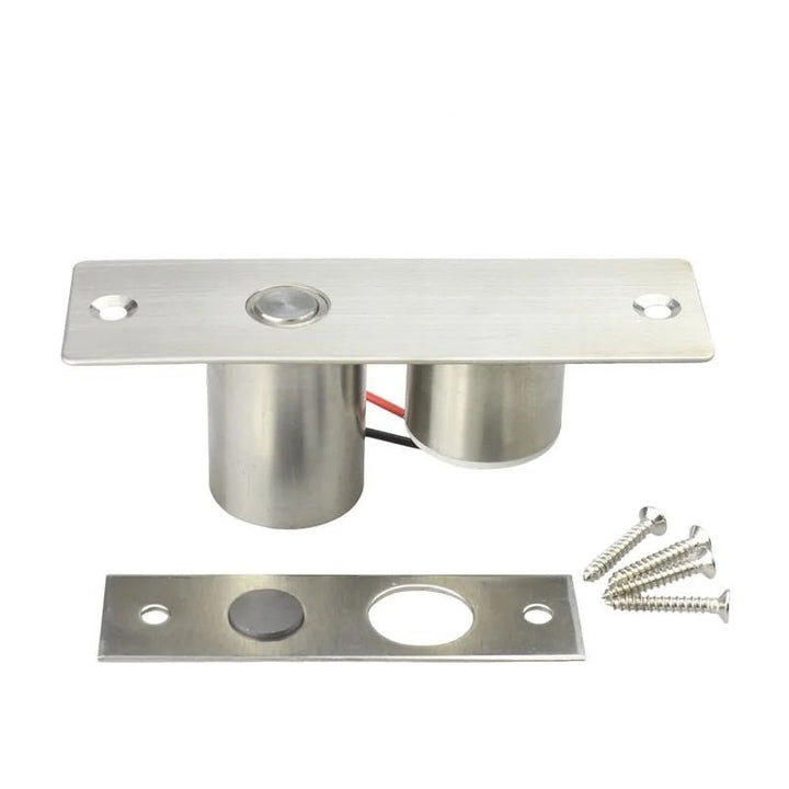 Cerradura Electrica Perno Acero 800kg Alta Resistencia Chapa - Tecneu