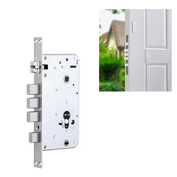 Cerradura Electrónica 4 Pestillos Retracción Automática 6068 - Tecneu