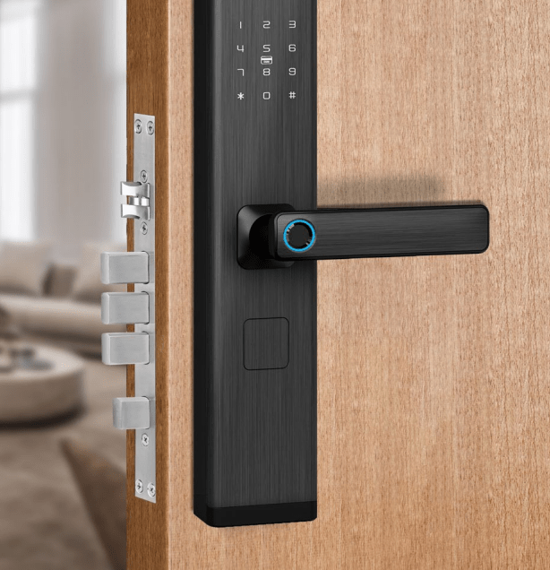 Cerradura Electrónica 4 Pestillos Retracción Automática 6068 - Tecneu