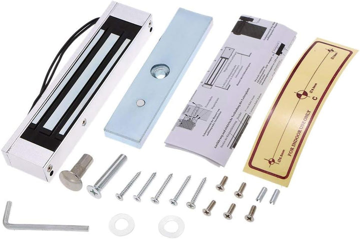 Chapa Cerradura Magnetica 180kg 12/24v Bloqueo De Seguridad - Tecneu
