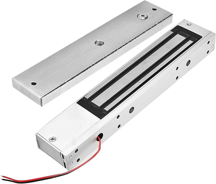 Chapa Cerradura Magnetica 280kg 12/24v Señal Led Seguridad - Tecneu