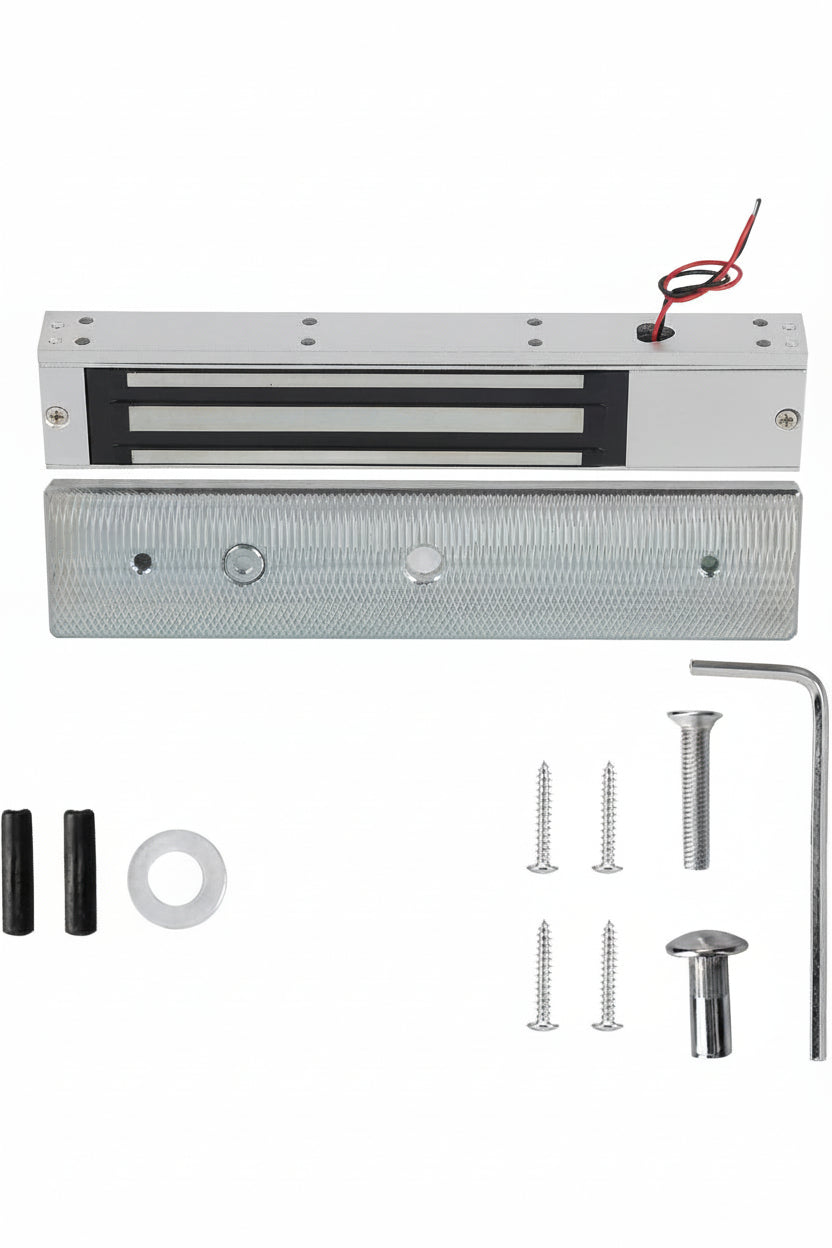 Chapa Cerradura Magnetica 280kg 12/24v Señal Led Seguridad