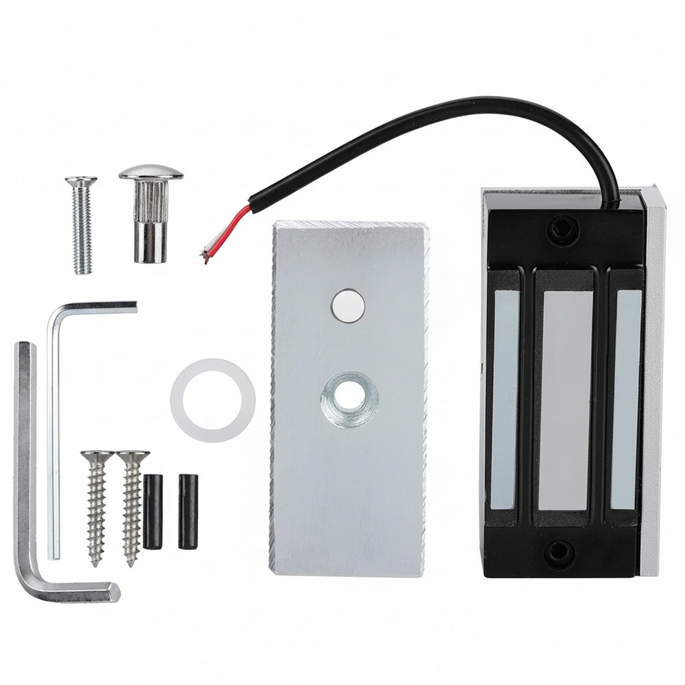 Chapa Cerradura Magnetica Electronica 60kg 12/24v 100lbs