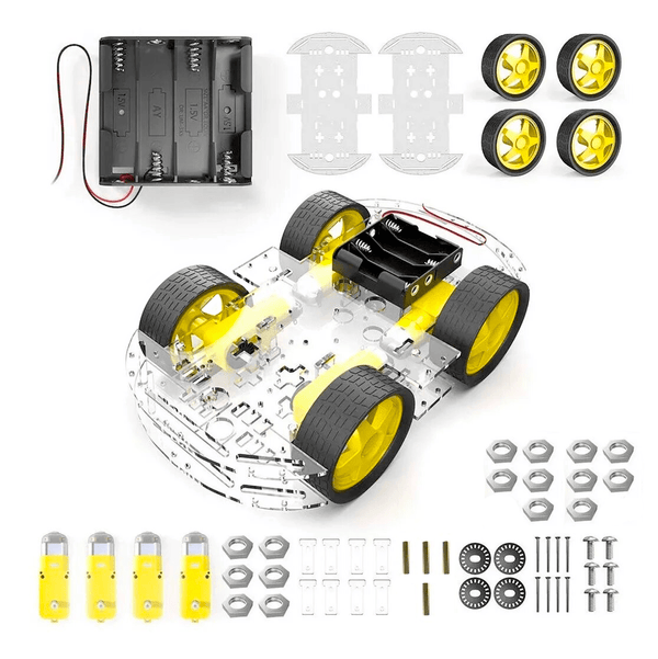 Chasis De Carro Kit, 4 Llantas - Tecneu