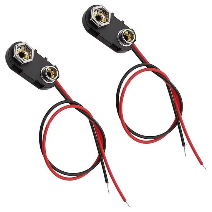Clip de batería de 9V Conector de Clip de batería tipo Con Carcasa Vertical - Tecneu