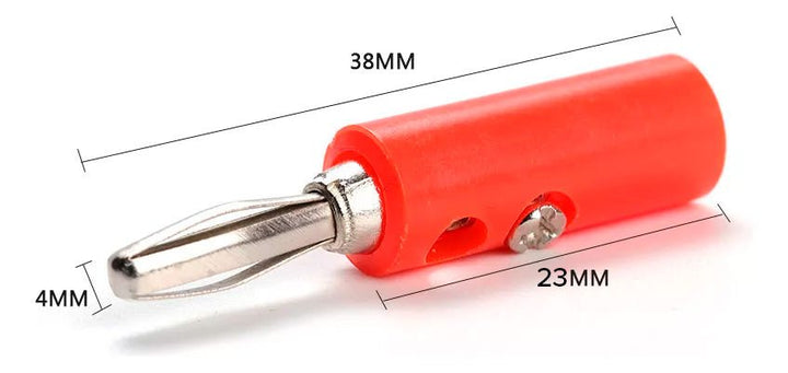 Conector Banana Macho 4mm - Tecneu