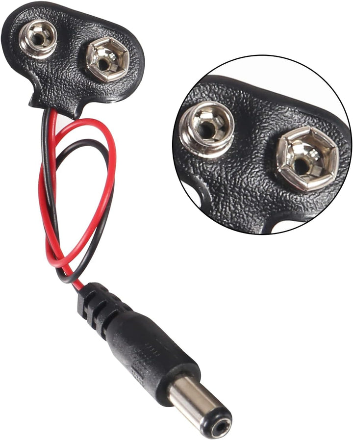 Conector Batería Dc 9v A Plug, Broche Pila - Tecneu
