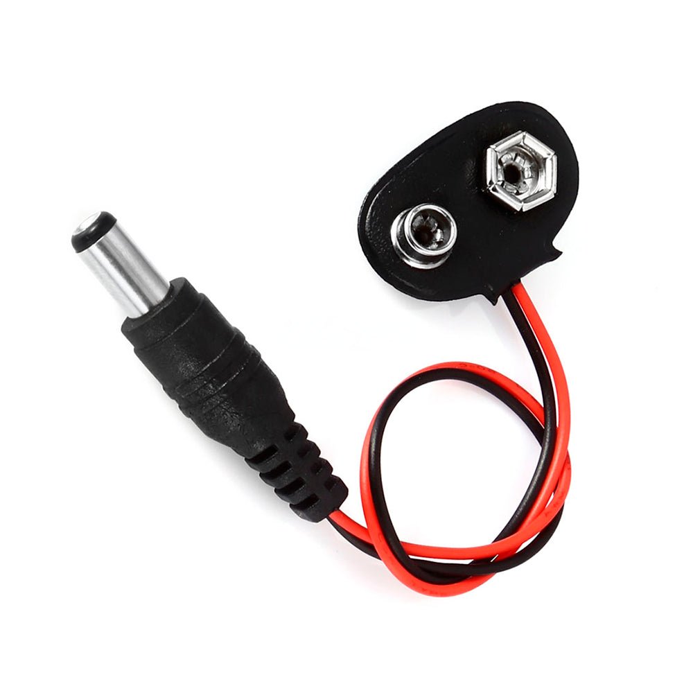 Conector Batería Dc 9v A Plug, Broche Pila