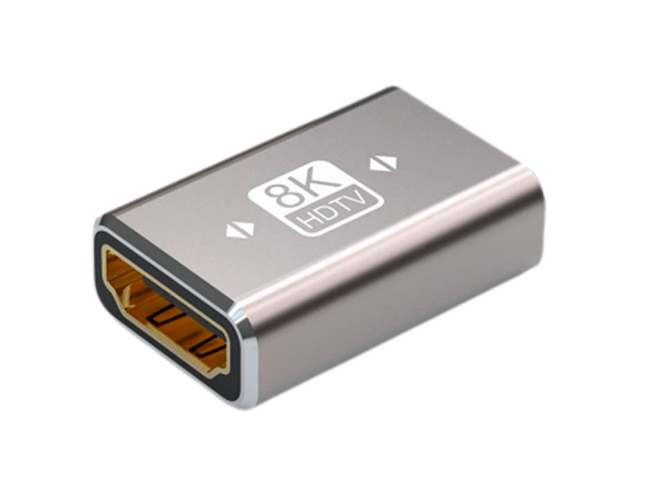 Conector Cople para Extensión HDMI hembra a hembra recto 8K