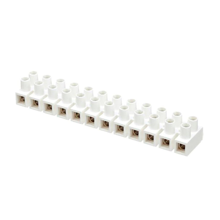 Conector Doble Fila De Banco De Terminales 24 Tornillos Clema - Tecneu