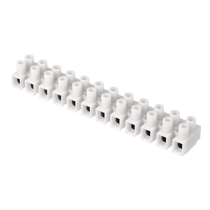 Conector Doble Fila De Banco De Terminales 24 Tornillos Clema - Tecneu
