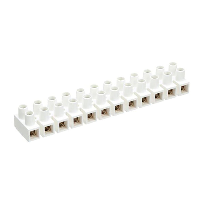 Conector Doble Fila De Banco De Terminales 24 Tornillos Clema - Tecneu