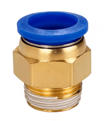 Conector Neumático Rápido PC de Latón con rosca NPT para Manguera