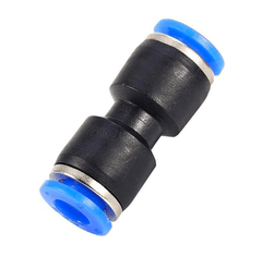 Conector Unión Recta Neumática PU para Manguera 6/8mm 1MPa