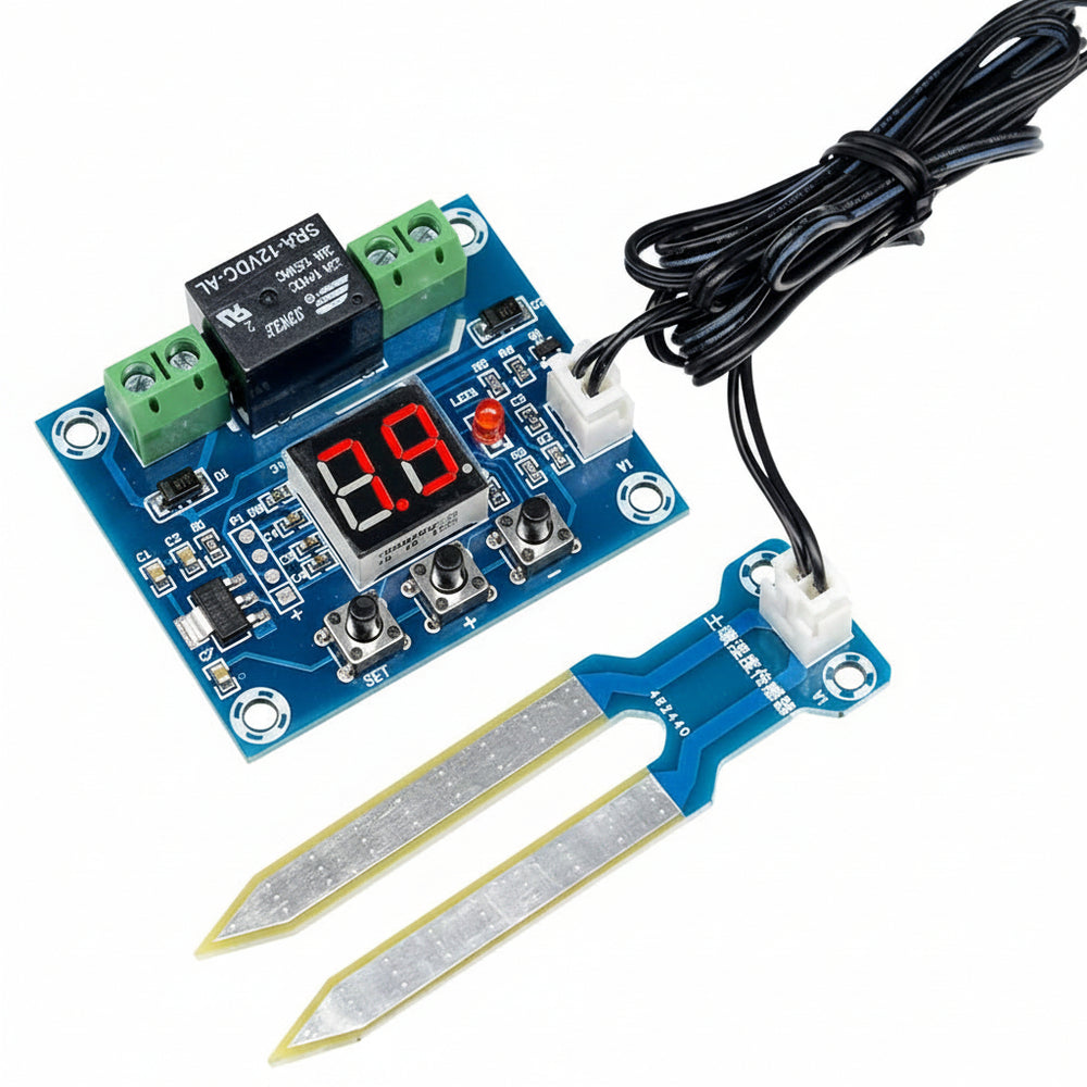 Control Automático De Riego Xh-m214 Con Sensor Higrómetro