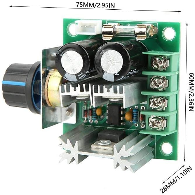 Control De Velocidad Motor Dc Driver Pwm 12 ~ 40v 10a - Tecneu