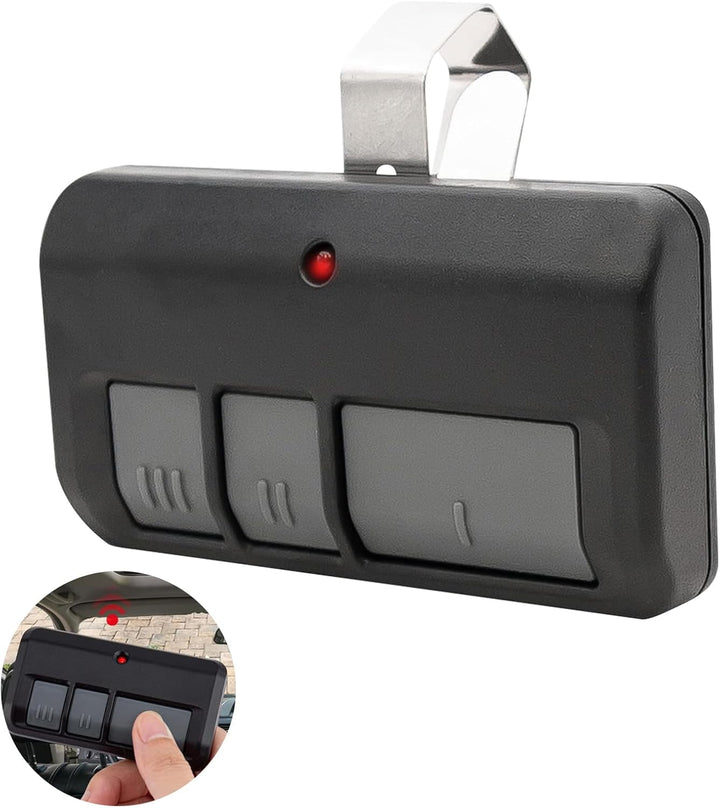 Control remoto para puerta de garaje 893MAX Universal Multifrecuencia con Batería - Tecneu