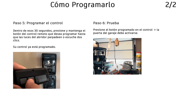 Control remoto para puerta de garaje 893MAX Universal Multifrecuencia con Batería - Tecneu