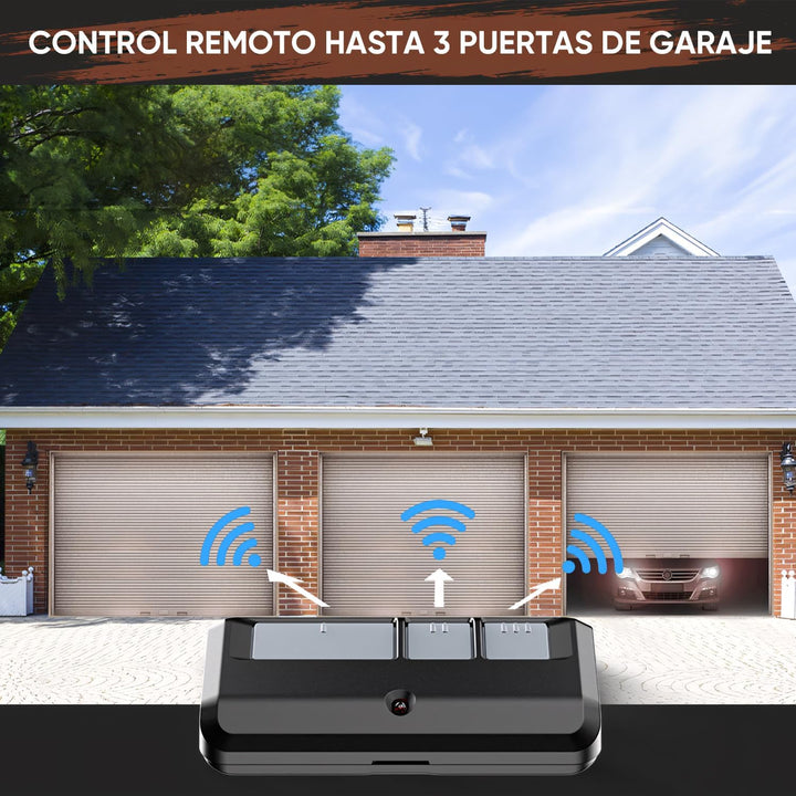Control remoto para puerta de garaje 893MAX Universal Multifrecuencia con Batería - Tecneu