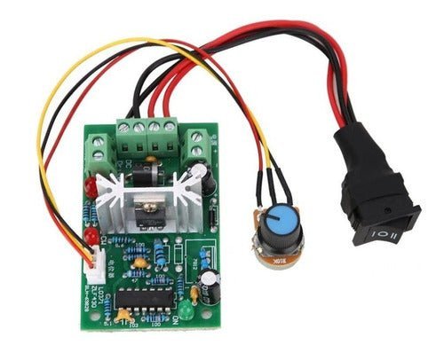 Controlador De Velocidad Motor Reversible Dc Pwm 10 - 36v 5a C - Tecneu
