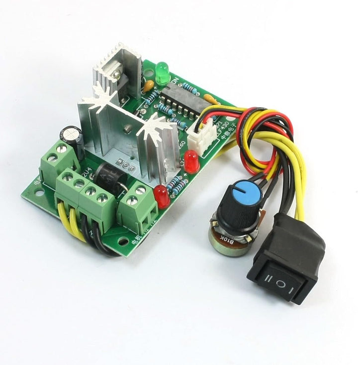 Controlador De Velocidad Motor Reversible Dc Pwm 10 - 36v 5a C - Tecneu