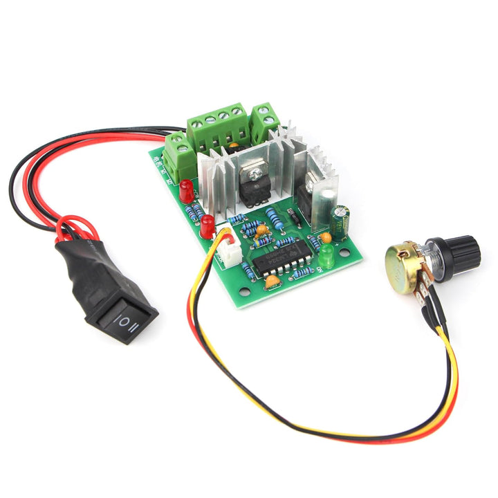 Controlador De Velocidad Motor Reversible Dc Pwm 10 - 36v 5a C - Tecneu
