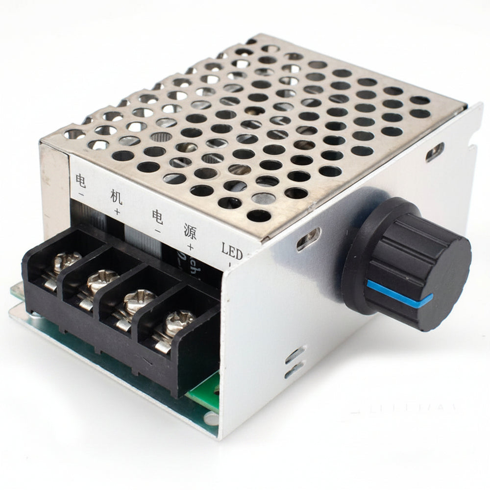 Controlador De Velocidad Para Motor Pwm Dc 9-60vdc 20a Case