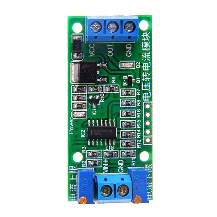 Convertidor Transmisor Voltaje a Corriente 0 ~ 5v A 4 ~ 20ma - Tecneu