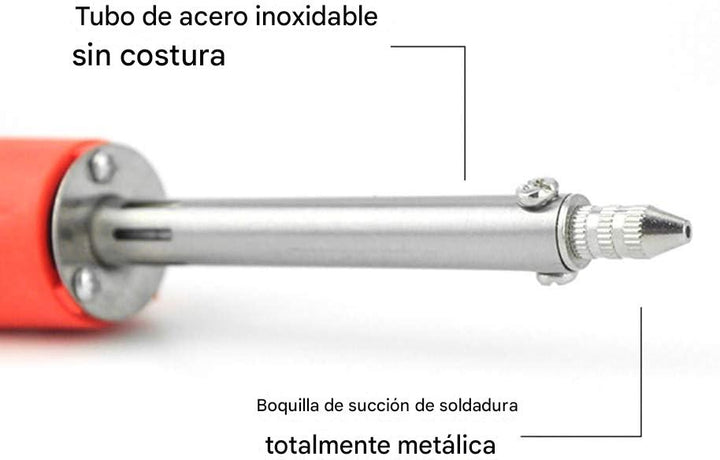 Desoldador Extractor Eléctrico con Succión de Soldadura - Tecneu
