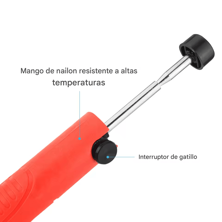 Desoldador Extractor Eléctrico con Succión de Soldadura - Tecneu