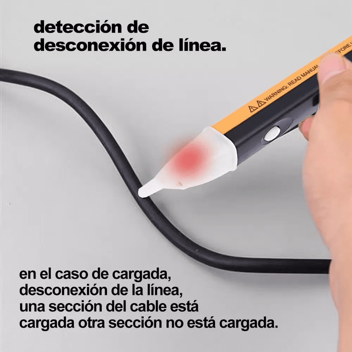 Detector De Voltaje Tipo Pluma Fase 90 - 1000 Vac Led Alarma - Tecneu