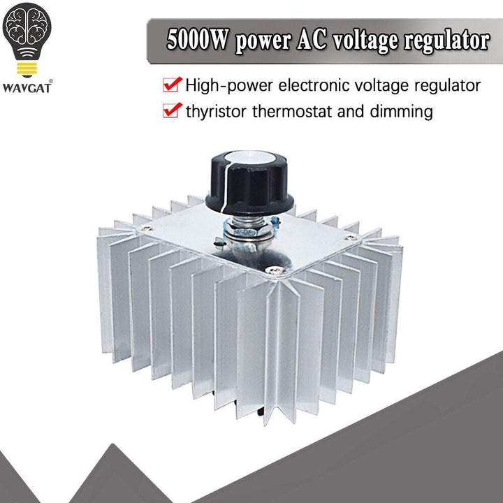 Dimmer Regulador De Voltaje Scr 5000w Ac Controlador 0v - 220v - Tecneu