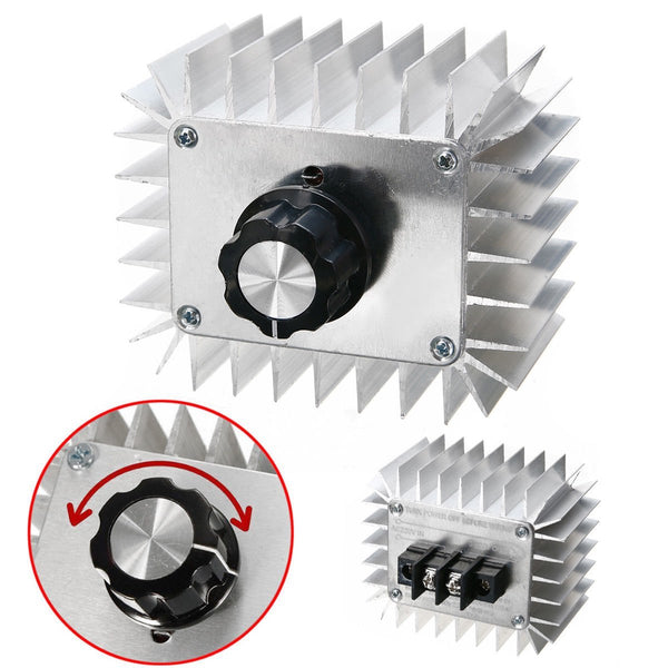 Dimmer Regulador De Voltaje Scr 5000w Ac Controlador 0v - 220v - Tecneu