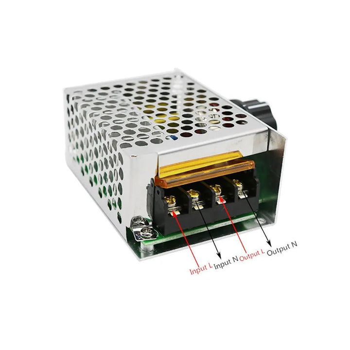 Dimmer Regulador Voltaje Control Velocidad 110~220vac 4000w - Tecneu