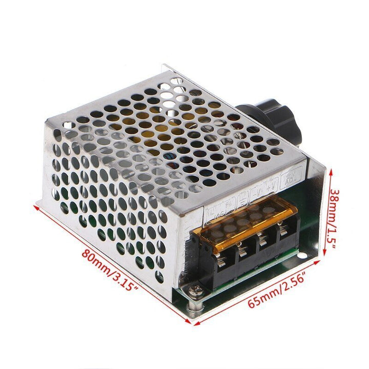 Dimmer Regulador Voltaje Control Velocidad 110~220vac 4000w - Tecneu