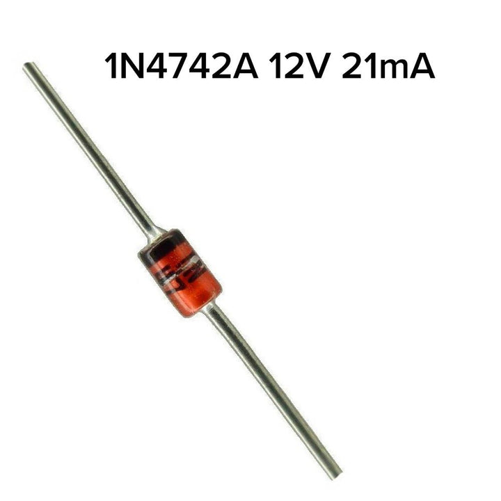 Diodos Zener 3.3 - 24V 1W 1N47 - Tecneu