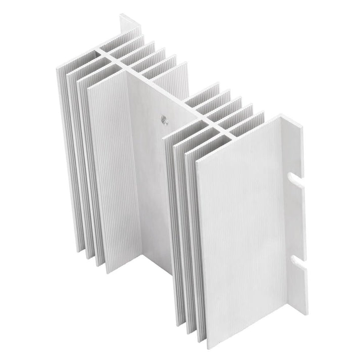 Disipador de Calor de Aluminio W - 100 para SSR Tamaño 125x50mm - Tecneu