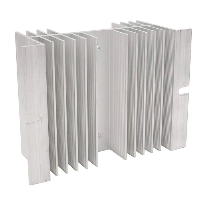 Disipador de Calor de Aluminio W - 100 para SSR Tamaño 125x50mm - Tecneu