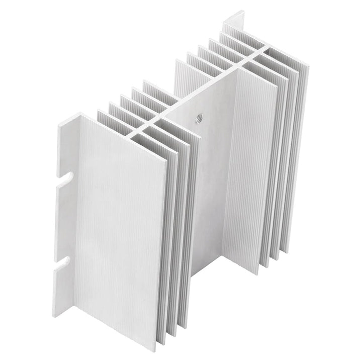 Disipador de Calor de Aluminio W - 100 para SSR Tamaño 125x50mm - Tecneu