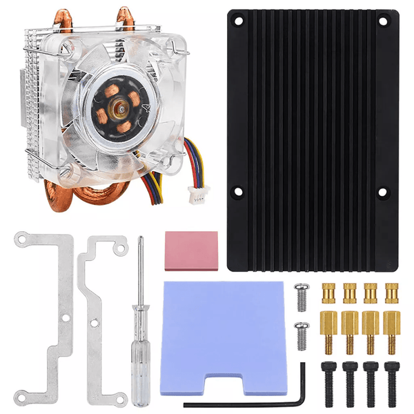 Disipador HORIZONTAL Enfriador Para Raspberry PI 5 Radiador - Tecneu