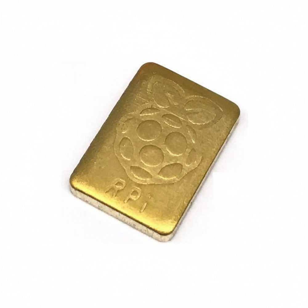 Disipador térmico de cobre para Raspberry Pi 4 14x10x2 mm