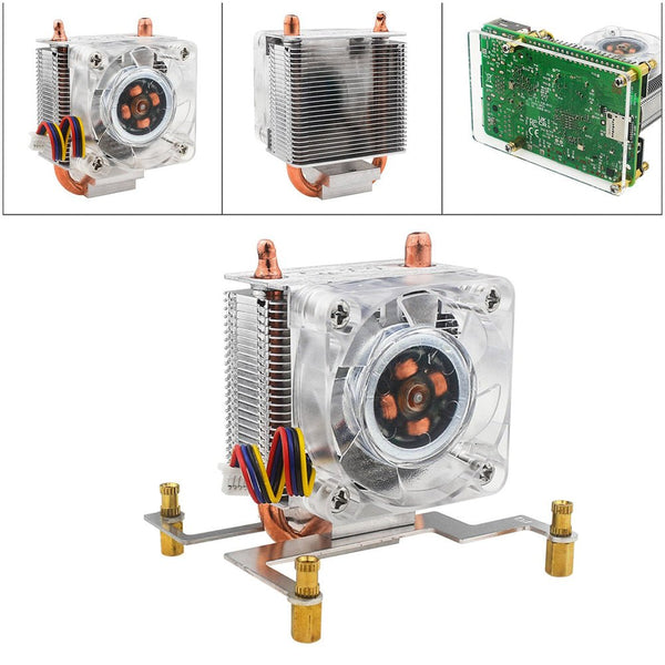 Disipador Vertical Enfriador Para Raspberry PI 5 Radiador - Tecneu