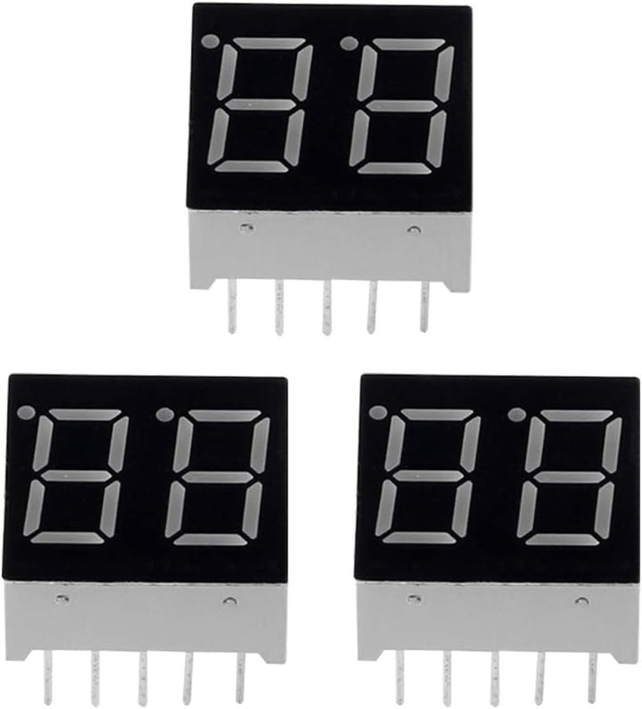 Display 7 Segmentos 2 Dígitos Red Ánodo / Cátodo - Tecneu