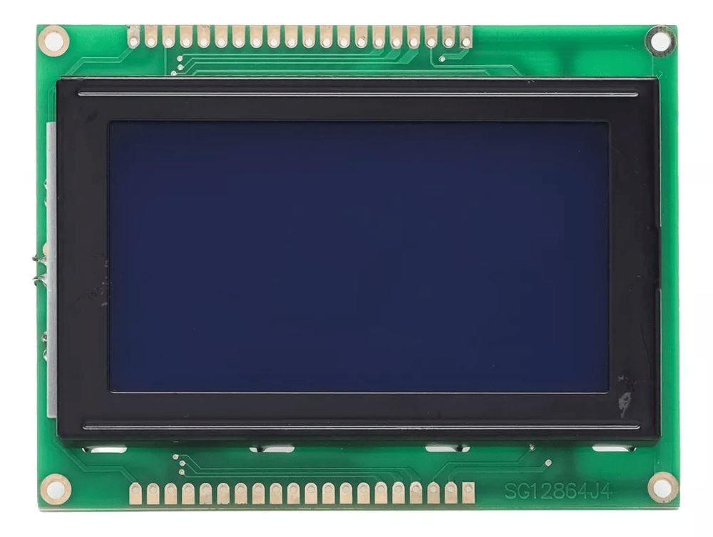 Display Lcd Pantalla 128x64 Fondo Azul Arduino Pic SG12864J4