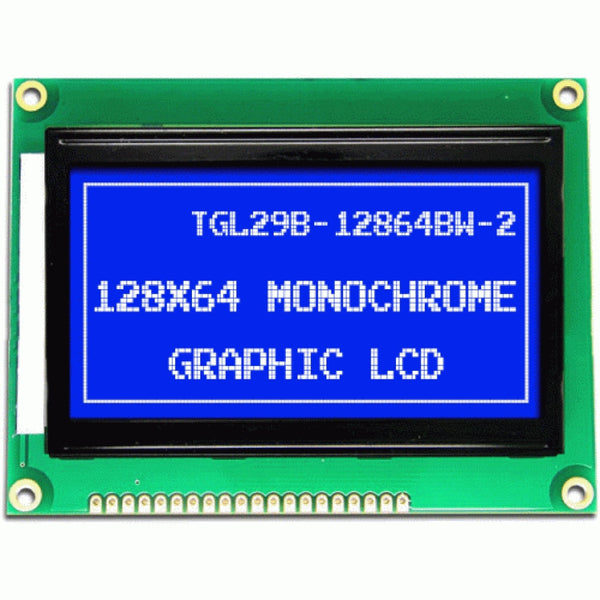 Display Lcd Pantalla 128x64 Gráfico Fondo Azul - Tecneu