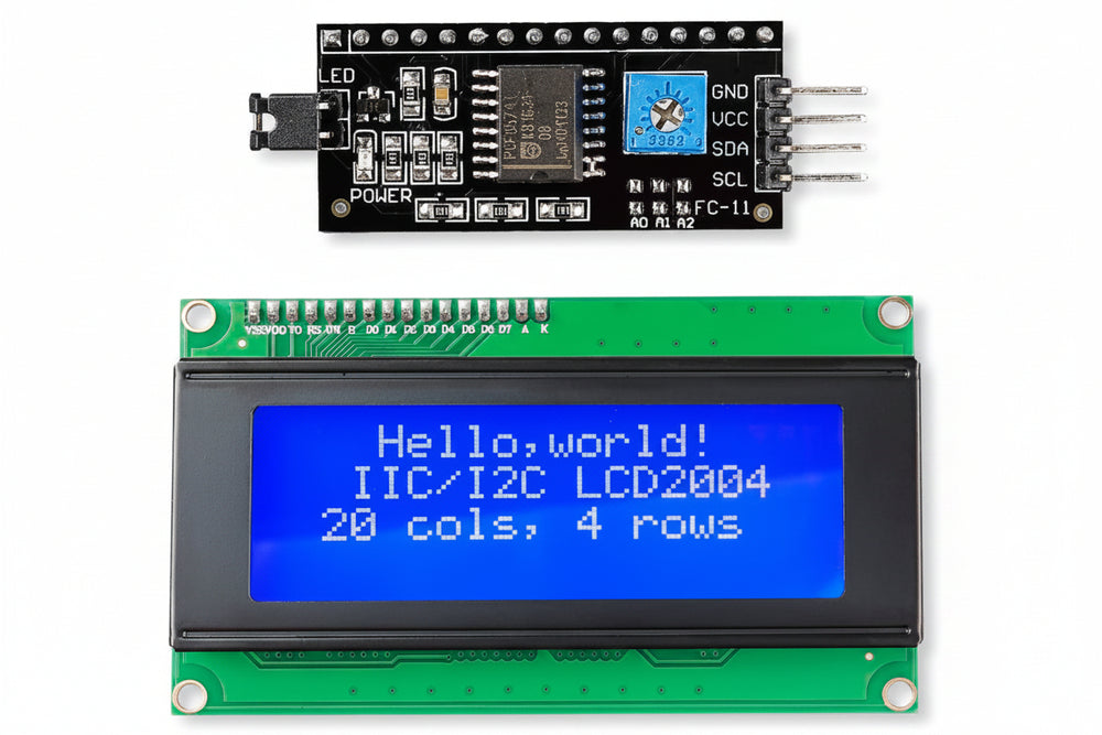 Display Lcd Pantalla 20x4 + Interfaz Conversión I2c