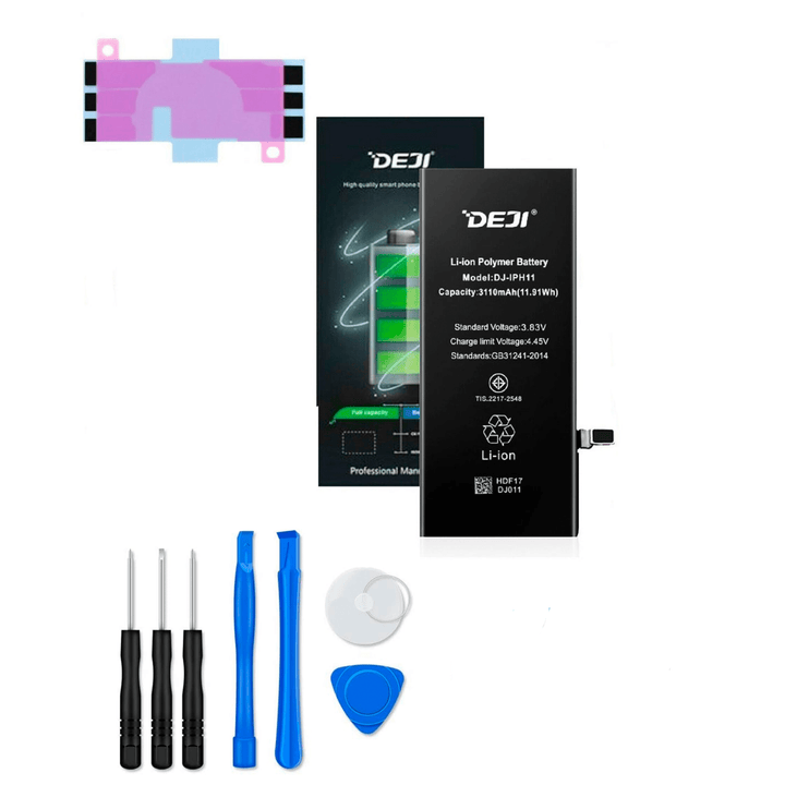 DJ - IPH11 3110mAh Batería De Repuesto Para Apple iPhone 11 DEJI® A2111 + Kit - Tecneu