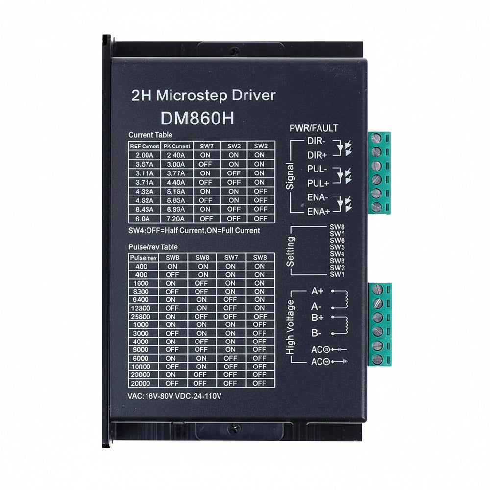 Driver Controlador Dm860h Para Motor A Pasos Nema 17, 23, 34