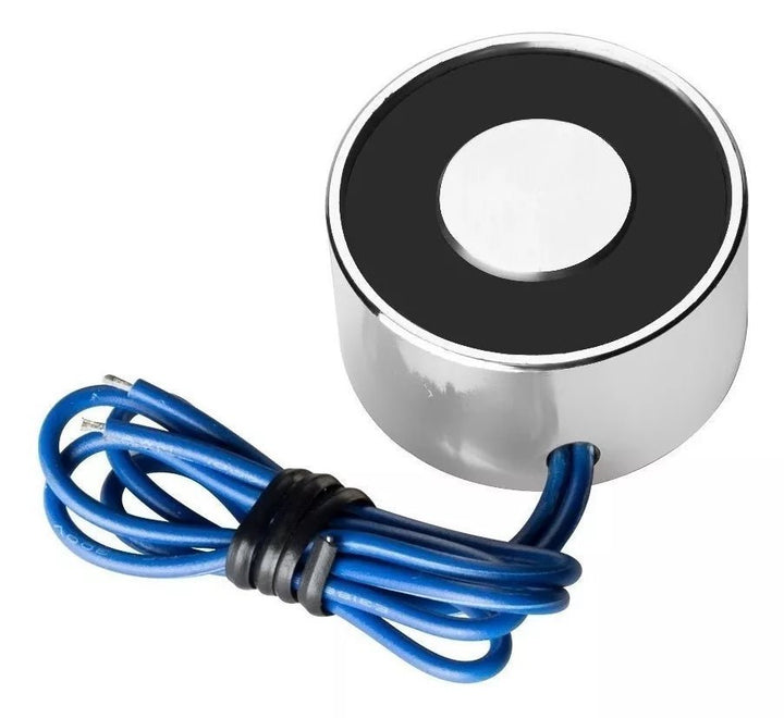 Electroimán Iman Electrico 45kg 12V Cierres Y Automatización - Tecneu